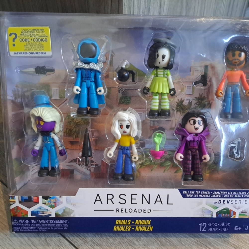Devseries Arsenal Reloaded RIVALS Action Figure Set. 12pieces. 6+
